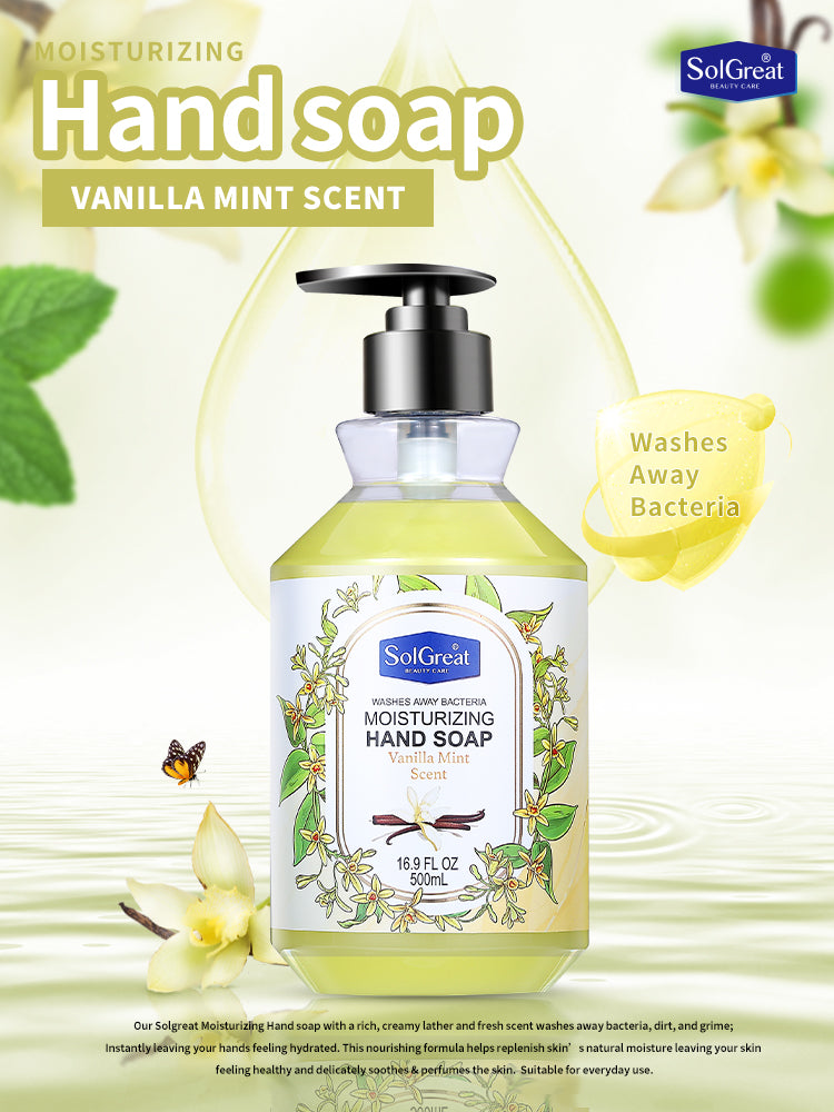 MOISTURIZING HAND SOAP - VANILLA MINT SCENT
